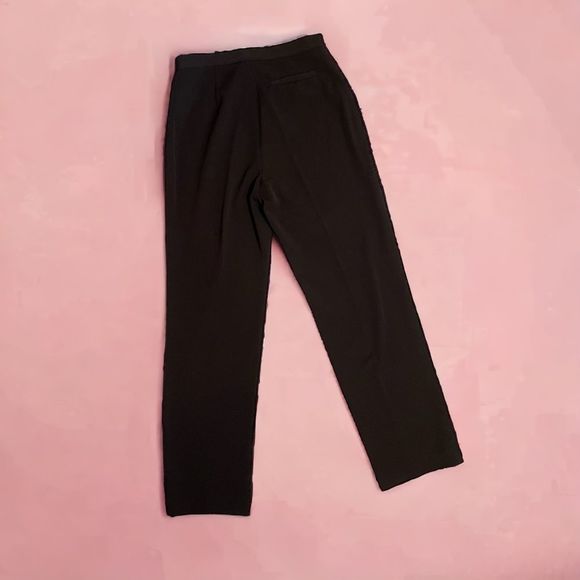 g Pant Suit Dark Brown Short Single Breasted Jacket Sz 4 Petite - Picture 4 of 9